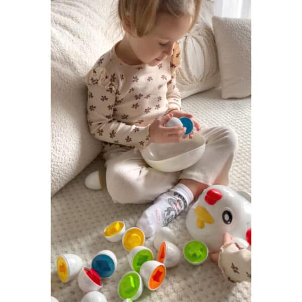 WOOPIE Edukacyjna Kurka Montessori Sorter Nauka Kształtów - 007