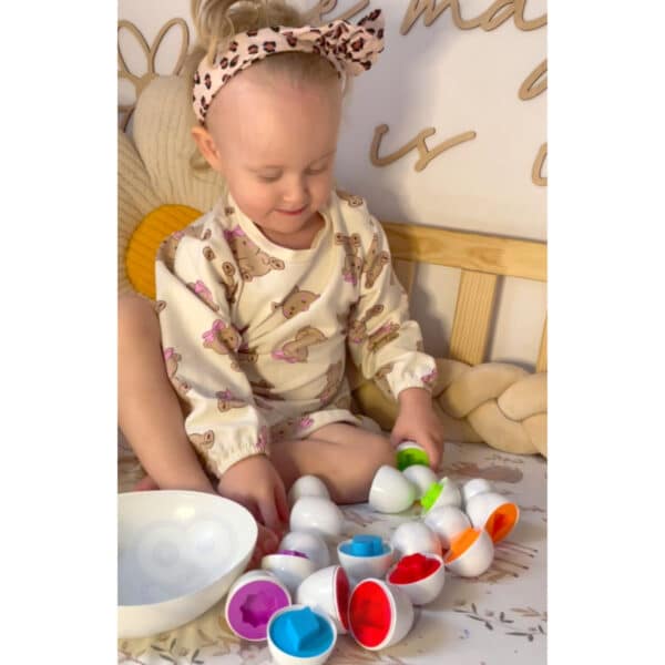 WOOPIE Edukacyjna Kurka Montessori Sorter Nauka Kształtów - 008