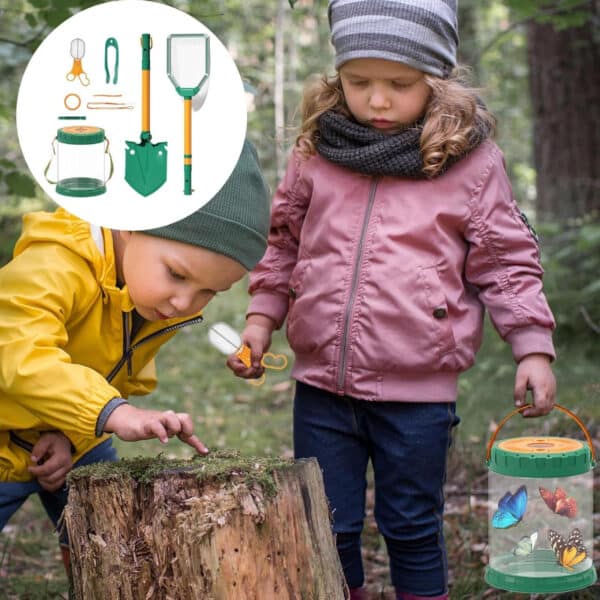 WOOPIE Discovery Zestaw Małego Odkrywcy Natury Siatka na Owazdy Motyle Pojemnik na Ryby - 003