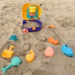 WOOPIE Zestaw do Piasku 3w1 Walizka Piesek Stolik Wodny - 003