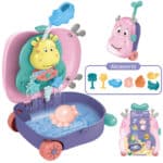 WOOPIE Zestaw do Piasku 3w1 Walizka  Jelonek + Zabawka Wodna - 003
