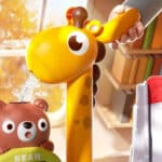 WOOPIE Stolik Wodny 4w1 Gra Łowienie Rybek Zlewozmywak Zjeżdżalnia Wodna Żyrafka - 003