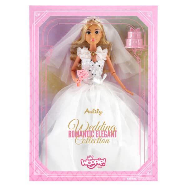 WOOPIE ROYAL Lalka Lily 30 cm Panna Młoda Suknia Ślubna Akcesoria - 006