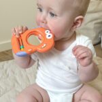 WOOPIE BABY Zabawka Sensoryczna Gryzak Lusterko Dino - 004