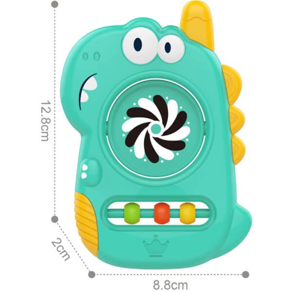 WOOPIE BABY Zabawka Sensoryczna Gryzak Lusterko Dino - 008