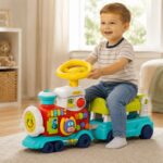 WOOPIE BABY Lokomotywa Pchacz Jeździk 2w1 Interaktywny Pociąg - 002