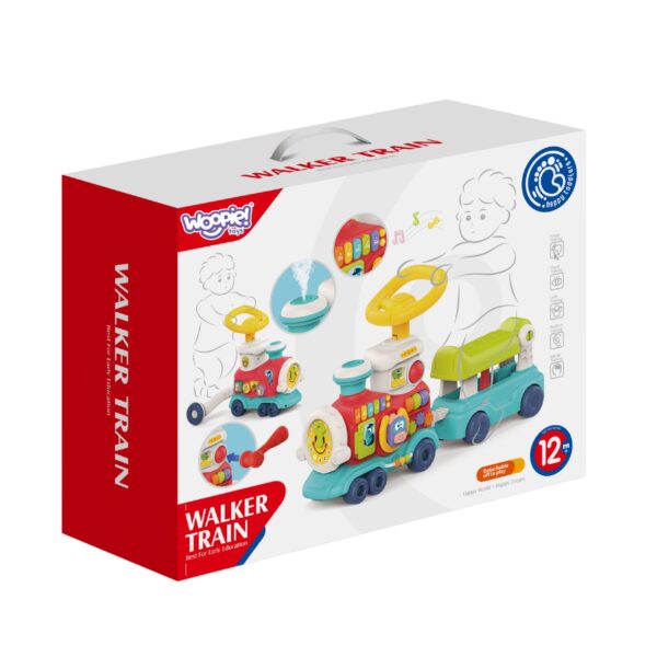WOOPIE BABY Lokomotywa Pchacz Jeździk 2w1 Interaktywny Pociąg - 006