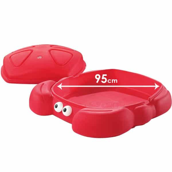 STEP2 Zamykana piaskownica plastikowa Krab z przykrywką - 002