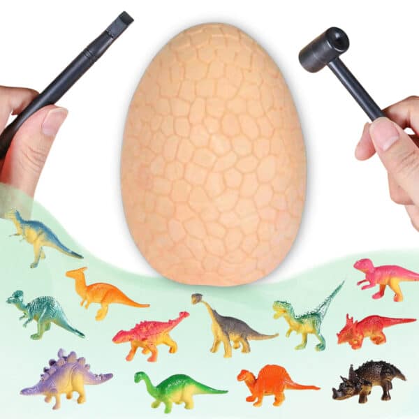 WOOPIE Wykopalisko Jajko Dinozaura Zestaw Archeologa do Rozkopania 12 Dinozaurów - 002