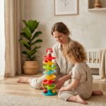 WOOPIE BABY Kulodrom Tor Kulkowy Zestaw Spirala + 6 Kulek - 003