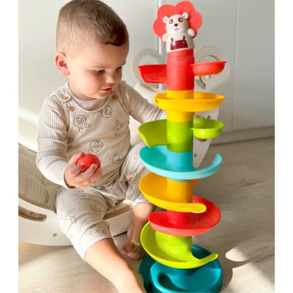WOOPIE BABY Kulodrom Tor Kulkowy Zestaw Spirala + 6 Kulek - 004