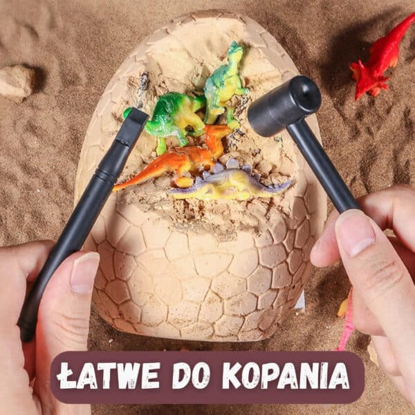 WOOPIE Wykopalisko Jajko Dinozaura Zestaw Archeologa do Rozkopania 12 Dinozaurów - 004