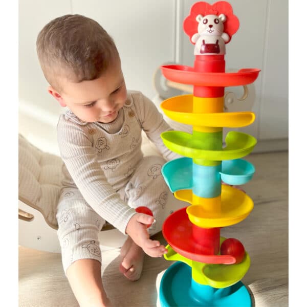 WOOPIE BABY Kulodrom Tor Kulkowy Zestaw Spirala + 6 Kulek - 006