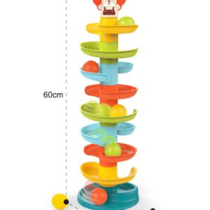 WOOPIE BABY Kulodrom Tor Kulkowy Zestaw Spirala + 6 Kulek - 007