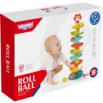 WOOPIE BABY Kulodrom Tor Kulkowy Zestaw Spirala + 6 Kulek - 009