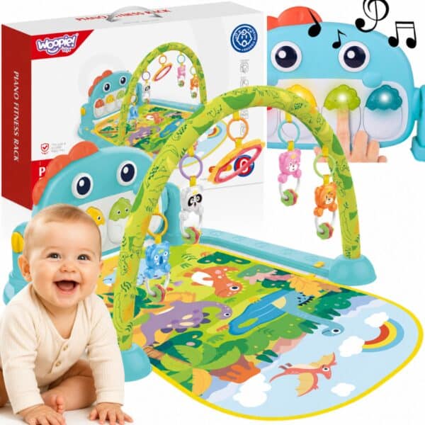WOOPIE BABY Mata z Pałąkiem Dino - 001