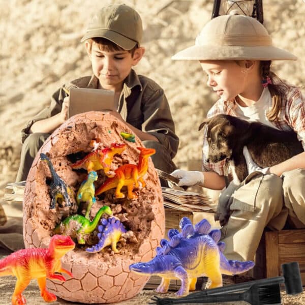 WOOPIE Wykopalisko Jajko Dinozaura Zestaw Archeologa do Rozkopania 12 Dinozaurów - 005