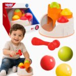 WOOPIE BABY Wbijak Przebijanka Zamek Kule Młotek Zabawka Edukacyjna 12m+ - 001