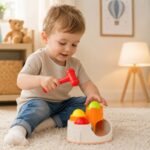 WOOPIE BABY Wbijak Przebijanka Zamek Kule Młotek Zabawka Edukacyjna 12m+ - 002