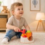 WOOPIE BABY Wbijak Przebijanka Zamek Kule Młotek Zabawka Edukacyjna 12m+ - 003