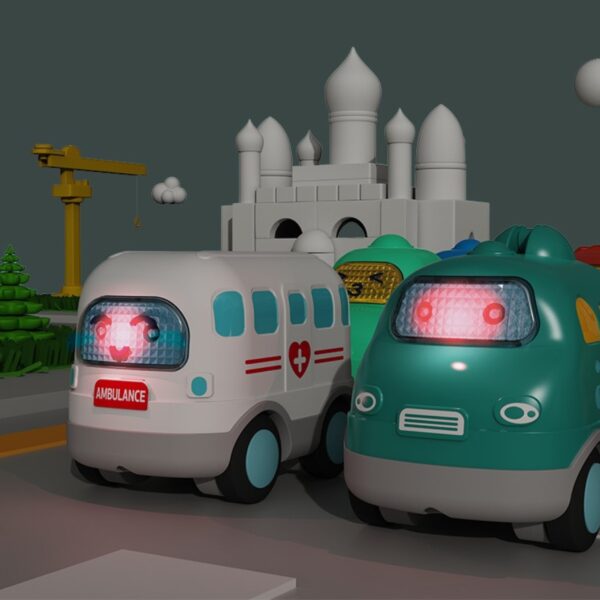 WOOPIE BABY Interaktywna Karetka Ambulans Samochodzik Dźwięk Światła - 003