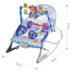 WOOPIE BABY Bujaczek Leżaczek 2w1 Krab Interaktywny Wibracje Melodie - 004