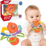 WOOPIE BABY Grzechotka Gryzak Sensoryczny Kwiatek 0m+ - 001