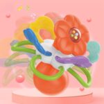WOOPIE BABY Grzechotka Gryzak Sensoryczny Kwiatek 0m+ - 003