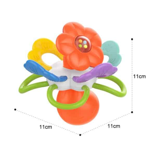 WOOPIE BABY Grzechotka Gryzak Sensoryczny Kwiatek 0m+ - 005
