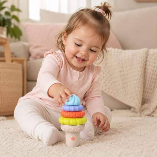 WOOPIE BABY Muzyczny Lód Edukacyjny Sensoryczna Układanka 5 el. Dźwięk Światła - 002