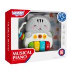 WOOPIE BABY Pianinko Interaktywne Kotek Muzyczne Organki Dźwięki Światło 18m+ - 004