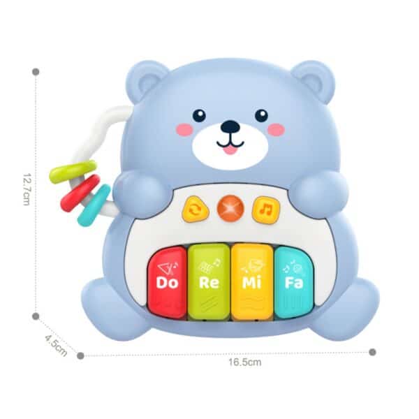 WOOPIE BABY Pianinko Interaktywne Muzyczny Miś 1 el. - 005