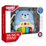 WOOPIE BABY Pianinko Interaktywne Muzyczny Miś 1 el. - 006