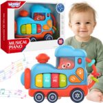 WOOPIE BABY Interaktywne Muzyczne Pianinko Lokomotywa - 001