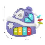 WOOPIE BABY Interaktywne Muzyczne Pianinko Statek - 005