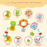 WOOPIE BABY Łuk Sensoryczny Do Łóżeczka I Wózka Zwierzęta Lew Niedźwiedź - 004