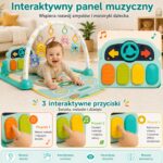 WOOPIE BABY Interaktywna Mata Edukacyjna z Pianinkiem 10el. Dźwięki - 004