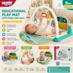 WOOPIE BABY Interaktywna Mata Edukacyjna z Pianinkiem 10el. Dźwięki - 008