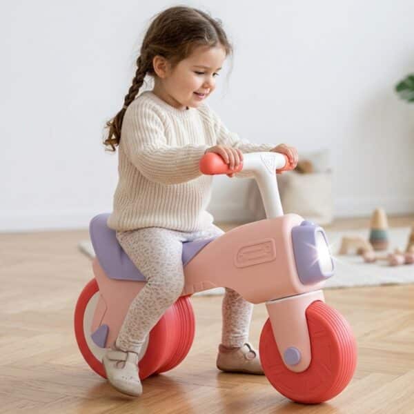 WOOPIE  BABY Rowerek Biegowy Jeździk Dźwięk 18m+ Różowy - 002
