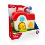 WOOPIE Interaktywny Domek Pop-Up Zwierzątka Zabawka Manipulacyjna 18m+ - 005