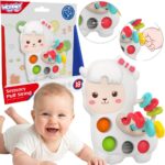 WOOPIE BABY Zabawka Sensoryczna Manipulacyjna Montessori Lama 18m+ - 001