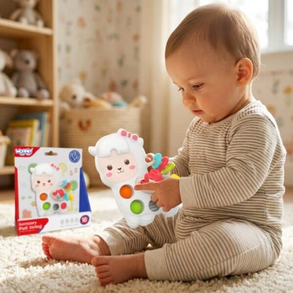 WOOPIE BABY Zabawka Sensoryczna Manipulacyjna Montessori Lama 18m+ - 002