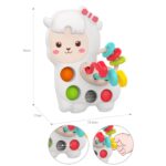 WOOPIE BABY Zabawka Sensoryczna Manipulacyjna Montessori Lama 18m+ - 003