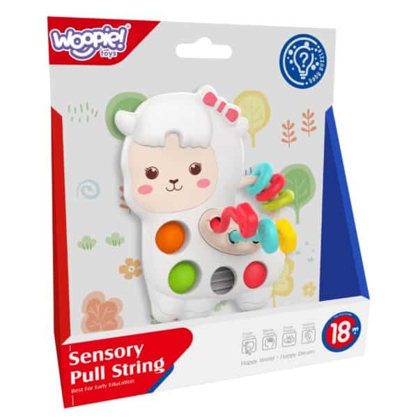 WOOPIE BABY Zabawka Sensoryczna Manipulacyjna Montessori Lama 18m+ - 004