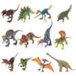 WOOPIE Duży Zestaw Figurki Dinozaury XXL + Mata "Prehistoryczny Świat" - 002