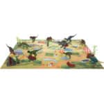 WOOPIE Duży Zestaw Figurki Dinozaury XXL + Mata "Prehistoryczny Świat" - 003