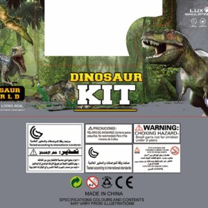WOOPIE Duży Zestaw Figurki Dinozaury XXL + Mata "Prehistoryczny Świat" - 008