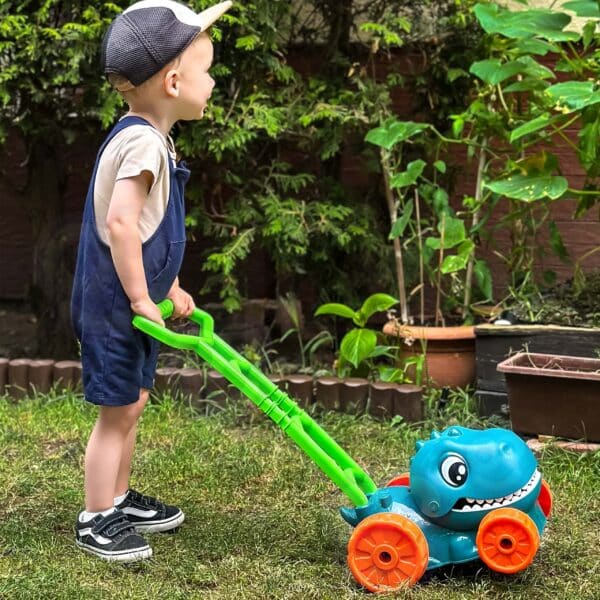 WOOPIE Kosiarka Ogrodowa Dino na Bańki Mydlane Dinozaur + Płyn - 002