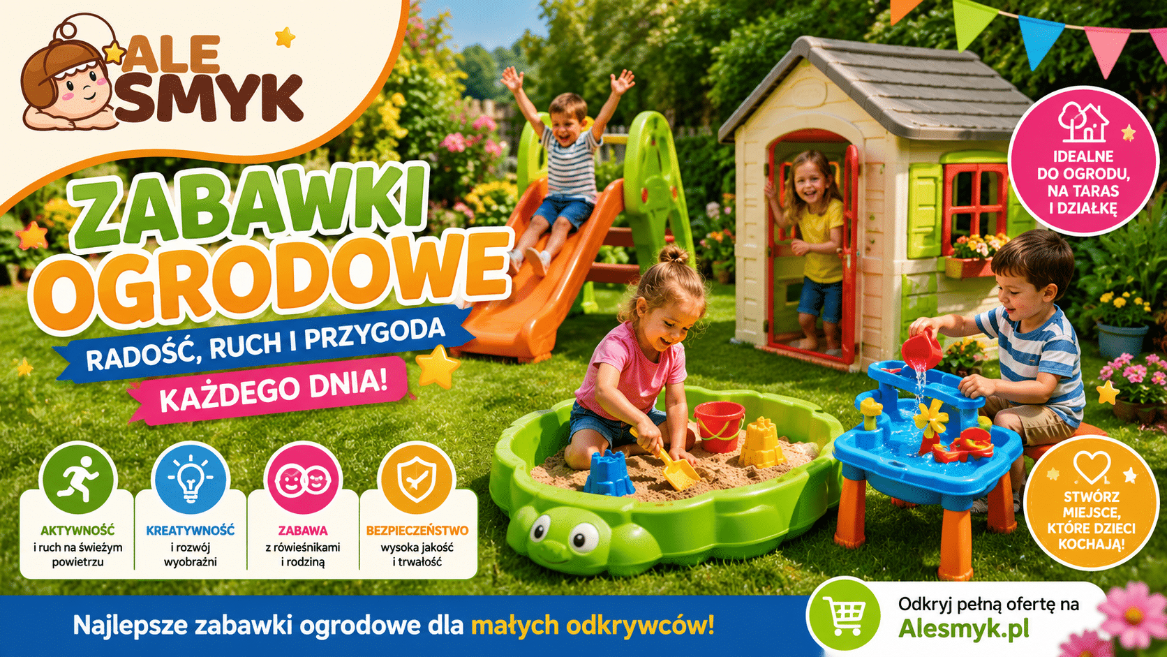 zabawki ogrodowe