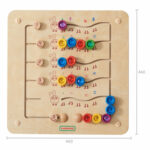 Tablica edukacyjna Montessori Nauka Liczb Gąsieniczki - Masterkidz - 002